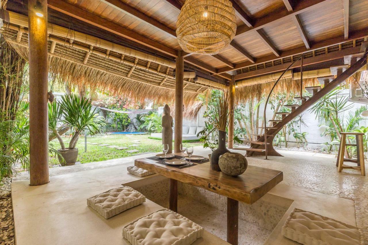 Eco Bamboo Bungalow 4 Villa ชังกู ภายนอก รูปภาพ