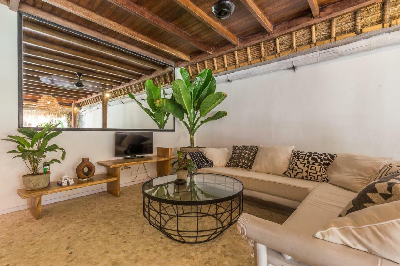 Eco Bamboo Bungalow 4 Villa ชังกู ภายนอก รูปภาพ